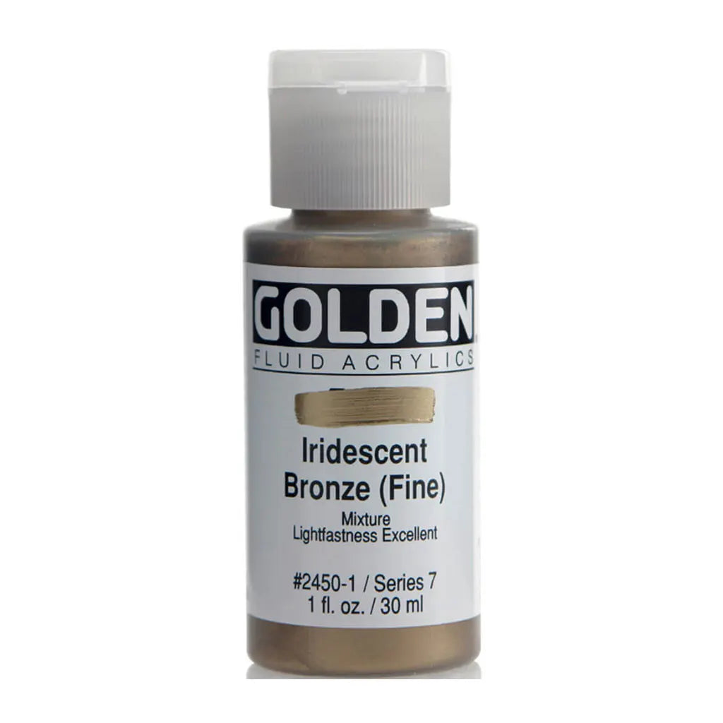 Golden Fluid Acrylic 1oz Iridescent Bronze (Fine) S7