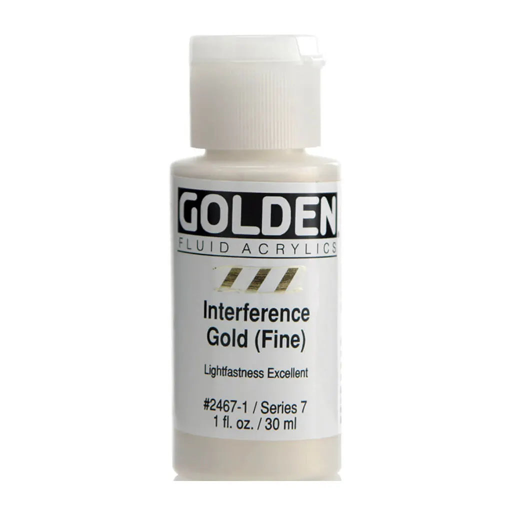 Golden Fluid Acrylic 1oz Interference Gold (Fine) S7