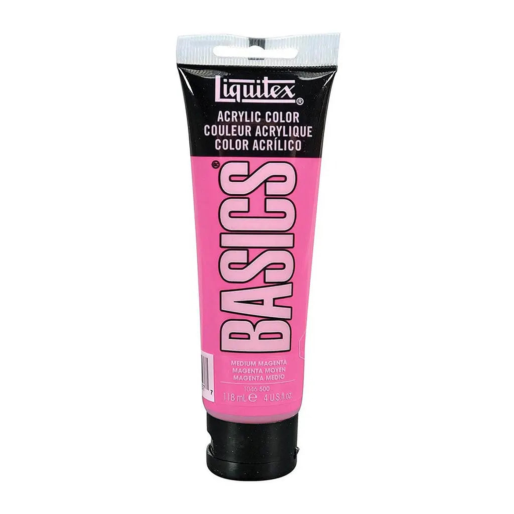 Liquitex Basics Acrylic Color 118ml (4oz) Medium Magneta S1