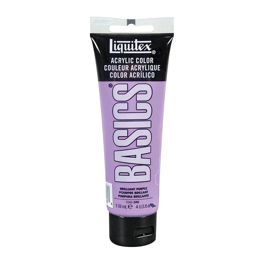 Liquitex Basics Acrylic Color 118ml (4oz) Brilliant Purple S1