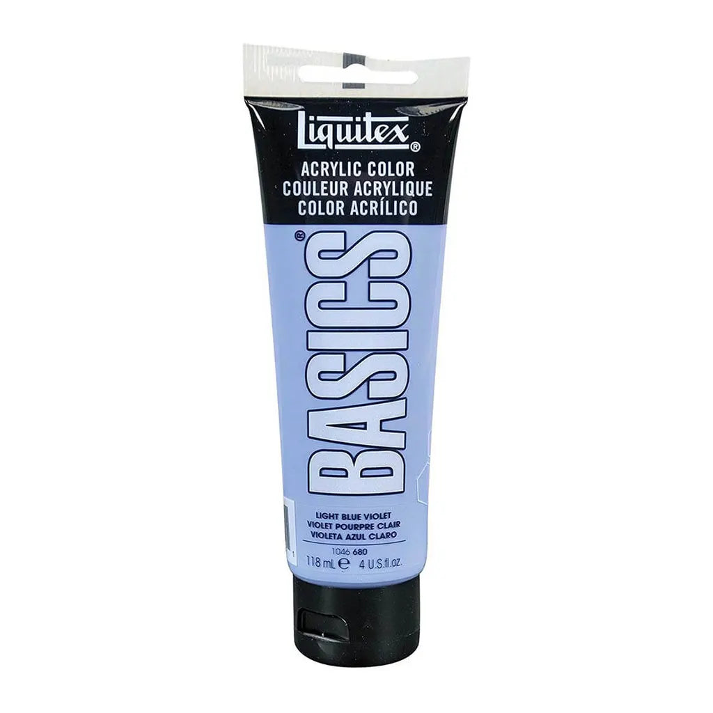 Liquitex Basics Acrylic Color 118ml (4oz) Light Blue Violet S1