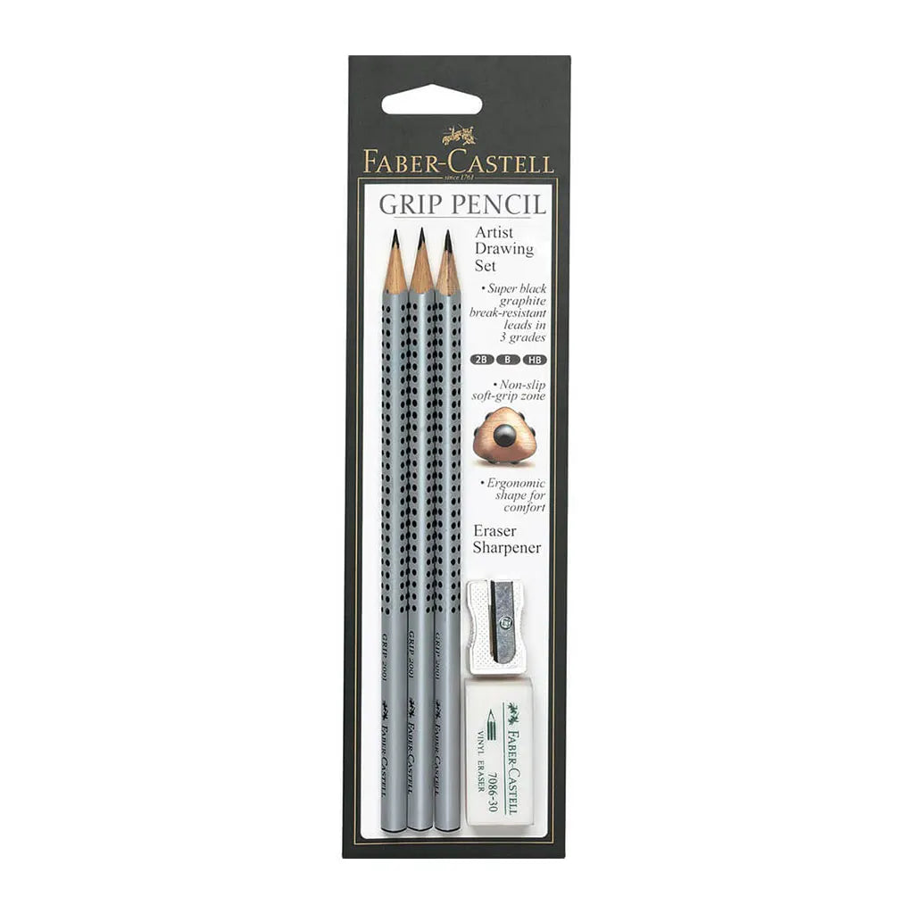 GRIP Pencil Artist Drawing Set of 3