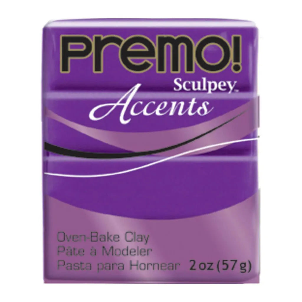 Premo Clay Purple Pearl, 2oz