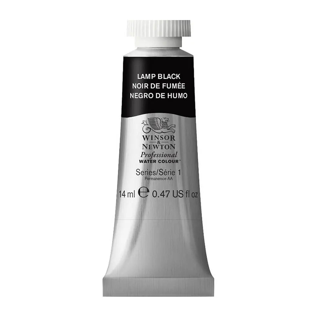 Winsor & Newton Professional Watercolour 14ml Lamp Black S1