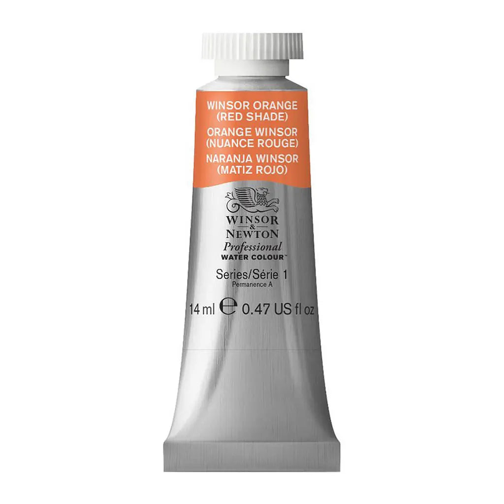 Winsor & Newton Professional Watercolour 14ml Orange (Red Shade) S1