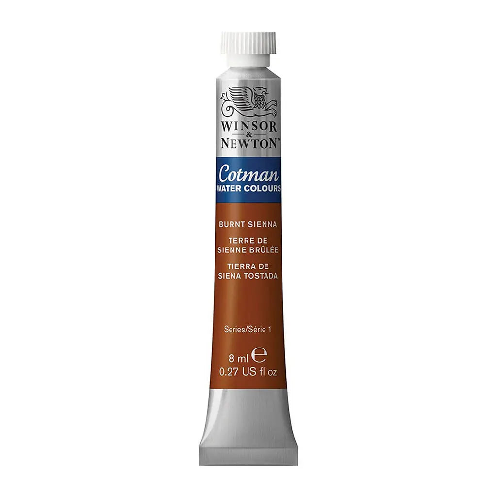 Winsor & Newton Cotman Watercolour 8ml Burnt Sienna S1