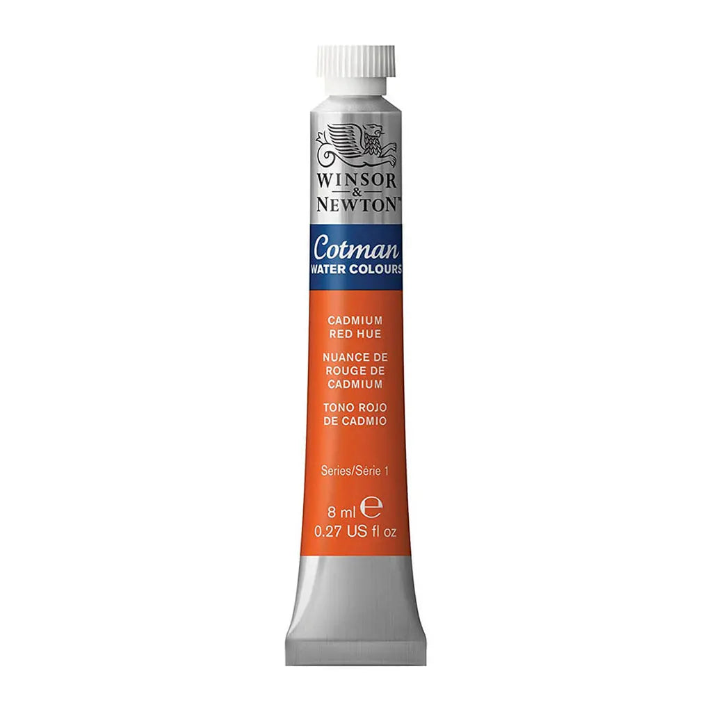 Winsor & Newton Cotman Watercolour 8ml Cadmium Red Hue S1