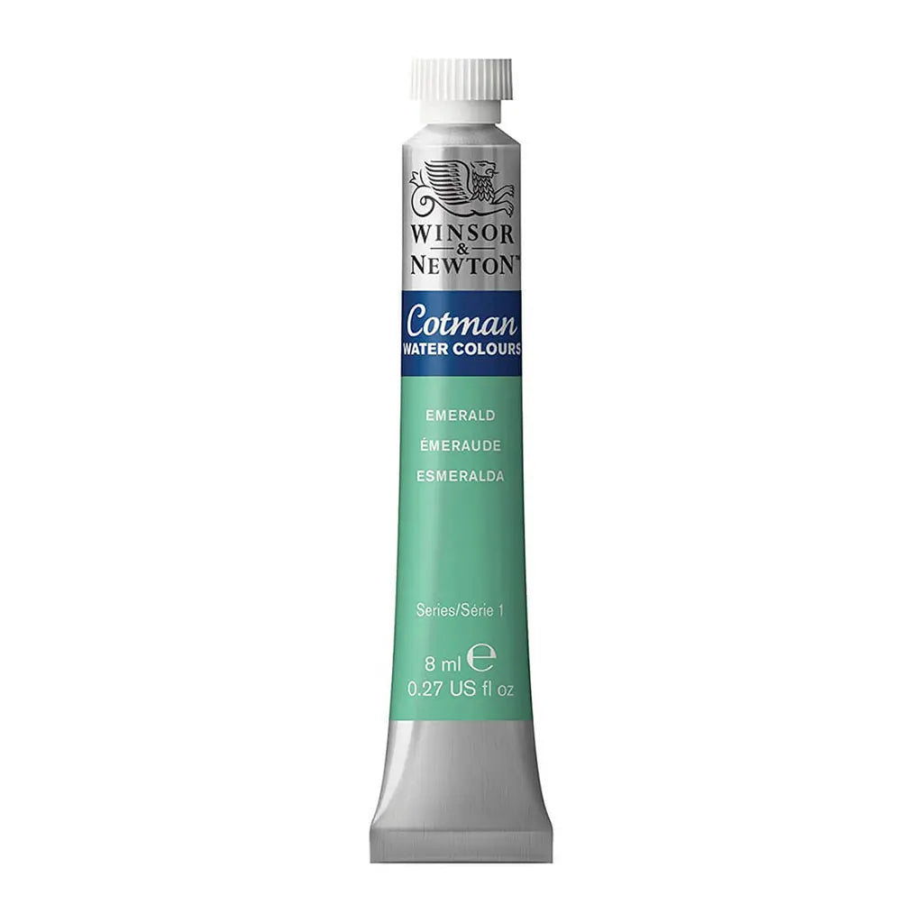 Winsor & Newton Cotman Watercolour 8ml Emerald S1