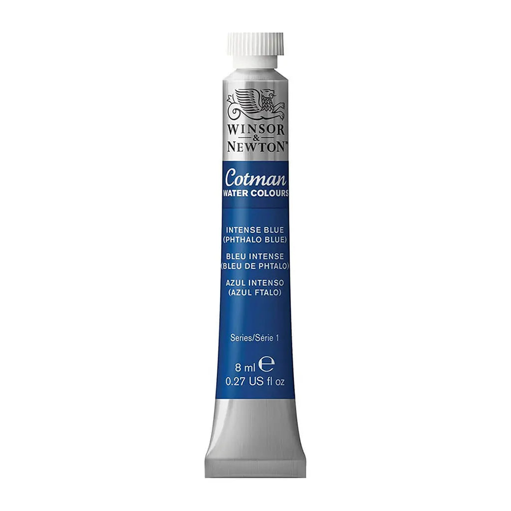 Winsor & Newton Cotman Watercolour 8ml Intense Phthalo Blue S1