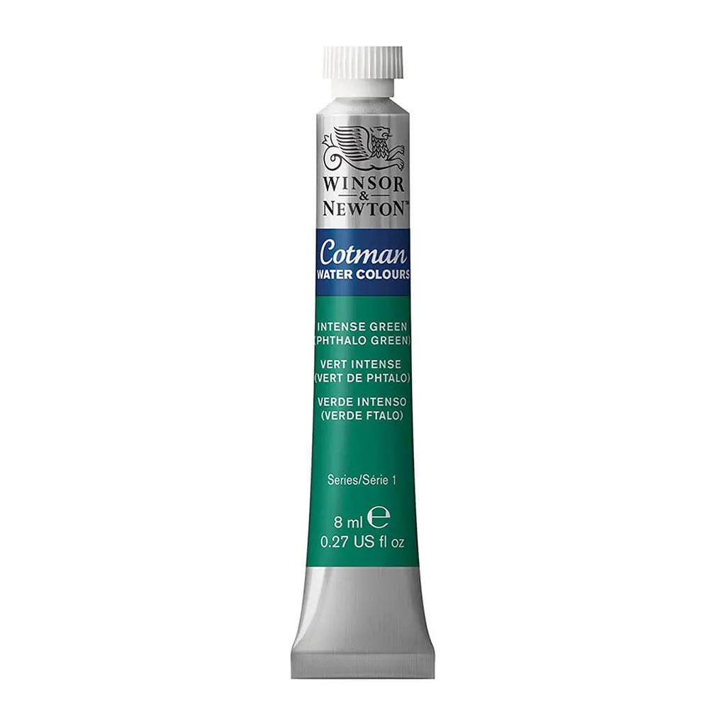 Winsor & Newton Cotman Watercolour 8ml Intense Phthalo Green S1