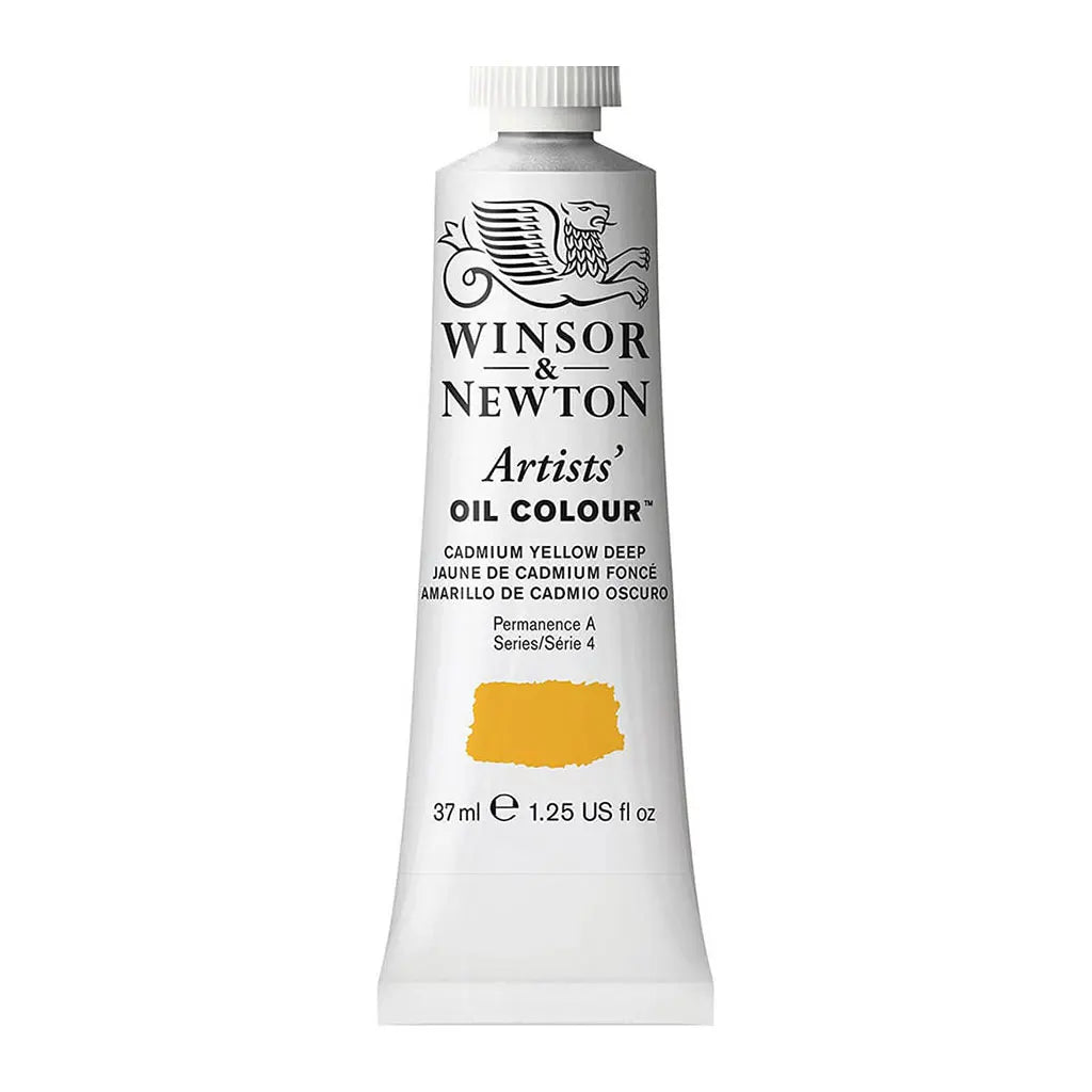 Winsor &amp; Newton Artists Oil Colour 37ml Cadmium Yellow Deep S4