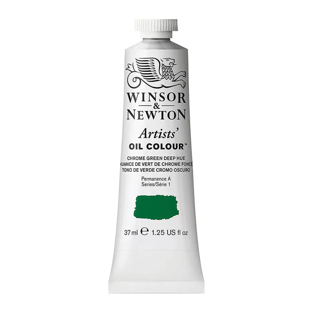 Winsor &amp; Newton Artists Oil Colour 37ml Chrome Green Deep Hue S1