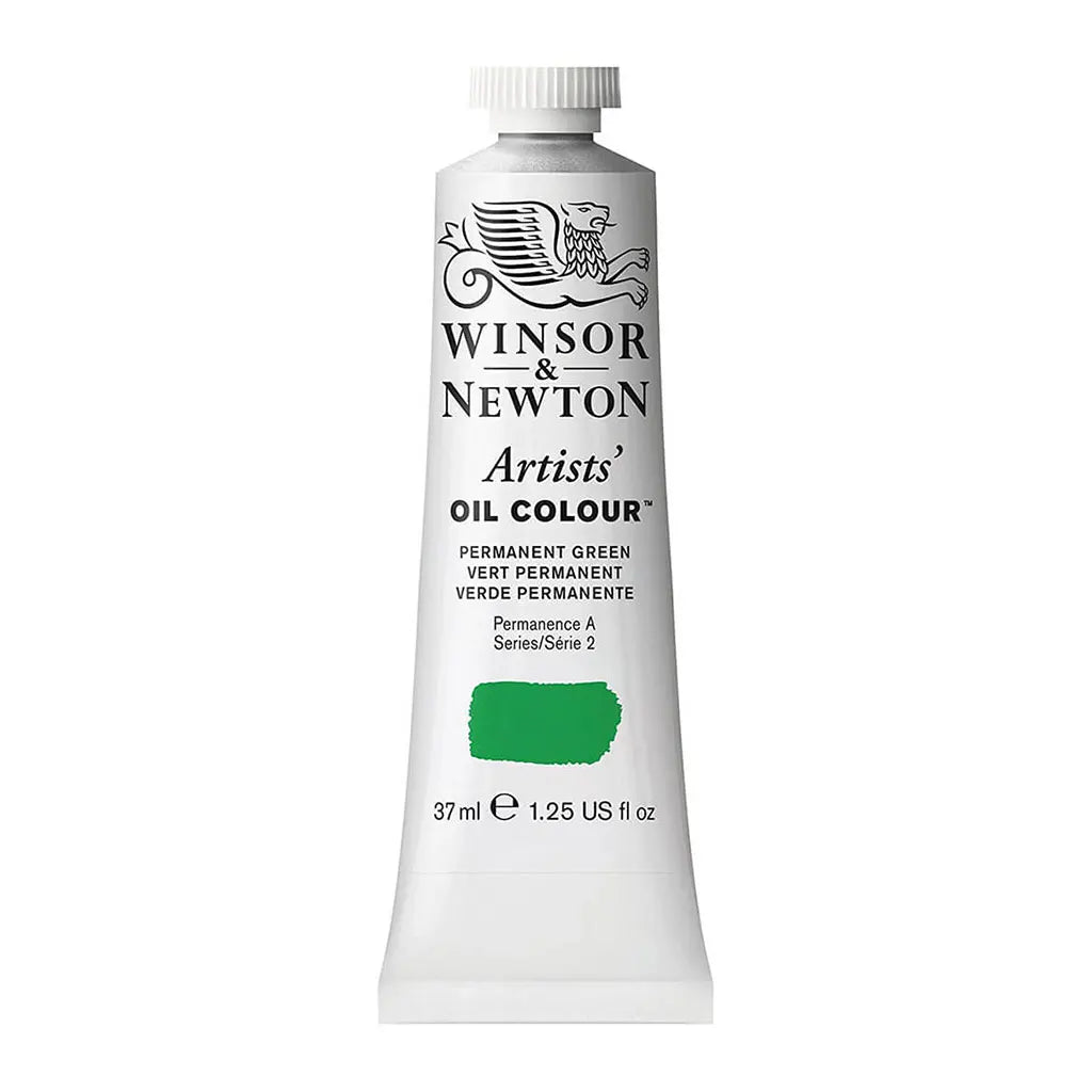 Winsor & Newton Artists Oil Colour 37ml Permanent Green S2