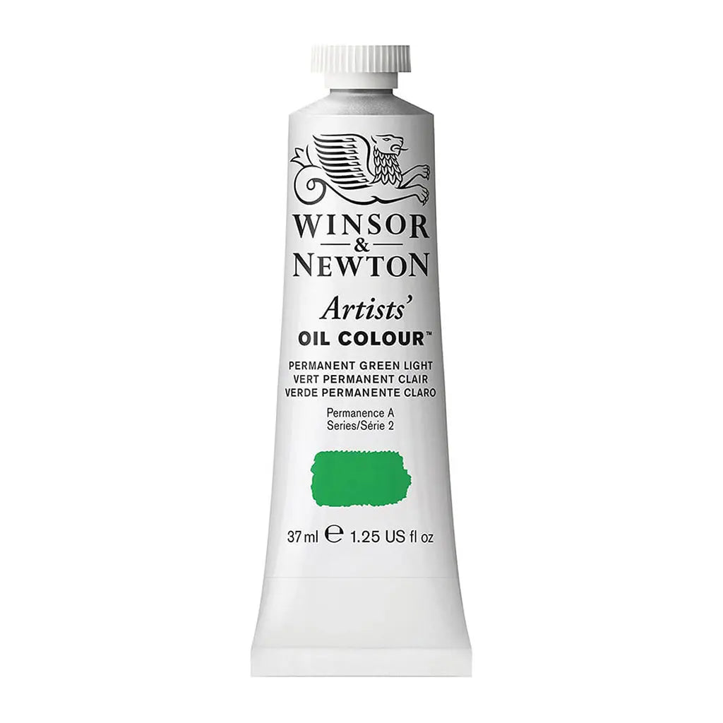 Winsor & Newton Artists Oil Colour 37ml Permanent Green Light S2