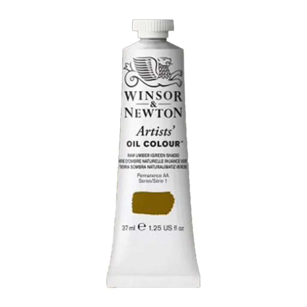 Winsor & Newton Artists Oil Colour 37ml Raw Umber Green Shade S1