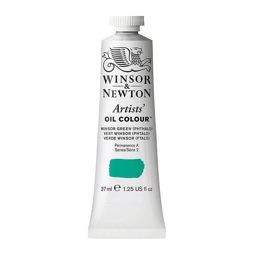 Winsor & Newton Artists Oil Colour 37ml Winsor Green (Phthalo) S2