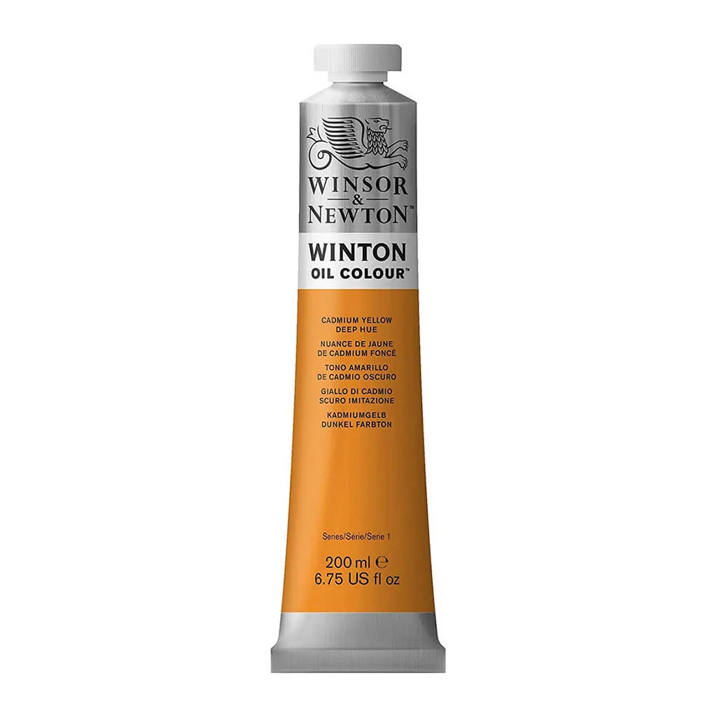 Winsor & Newton Winton Oil Color 200ml Cadmium Yellow Deep S1