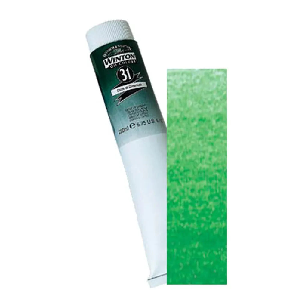 Winsor & Newton Winton Oil Color 200ml Permanent Green Light S1