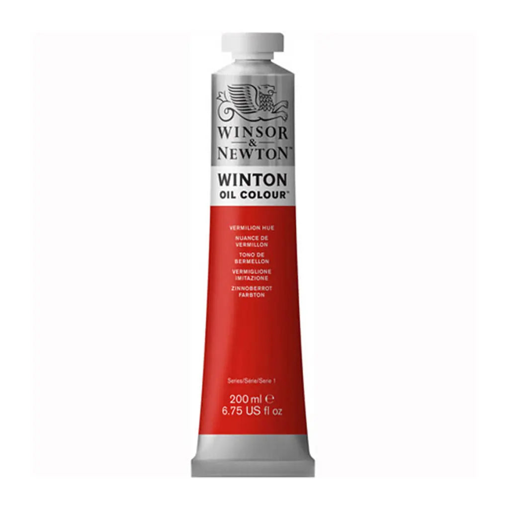 Winsor & Newton Winton Oil Color 200ml Vermilion Hue S1