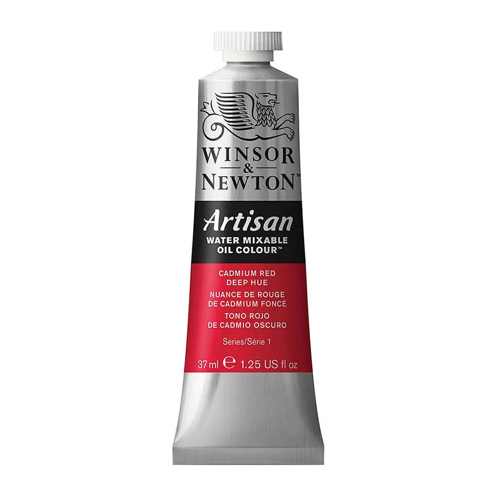 Winsor & Newton Artisan Mixable Oil Color 37ml Cadmium Red Deep Hue S1