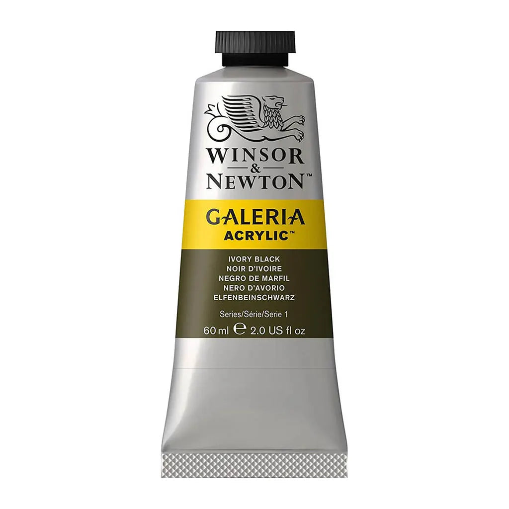 Winsor &amp; Newton Galeria Acrylic 60ml Ivory Black S1