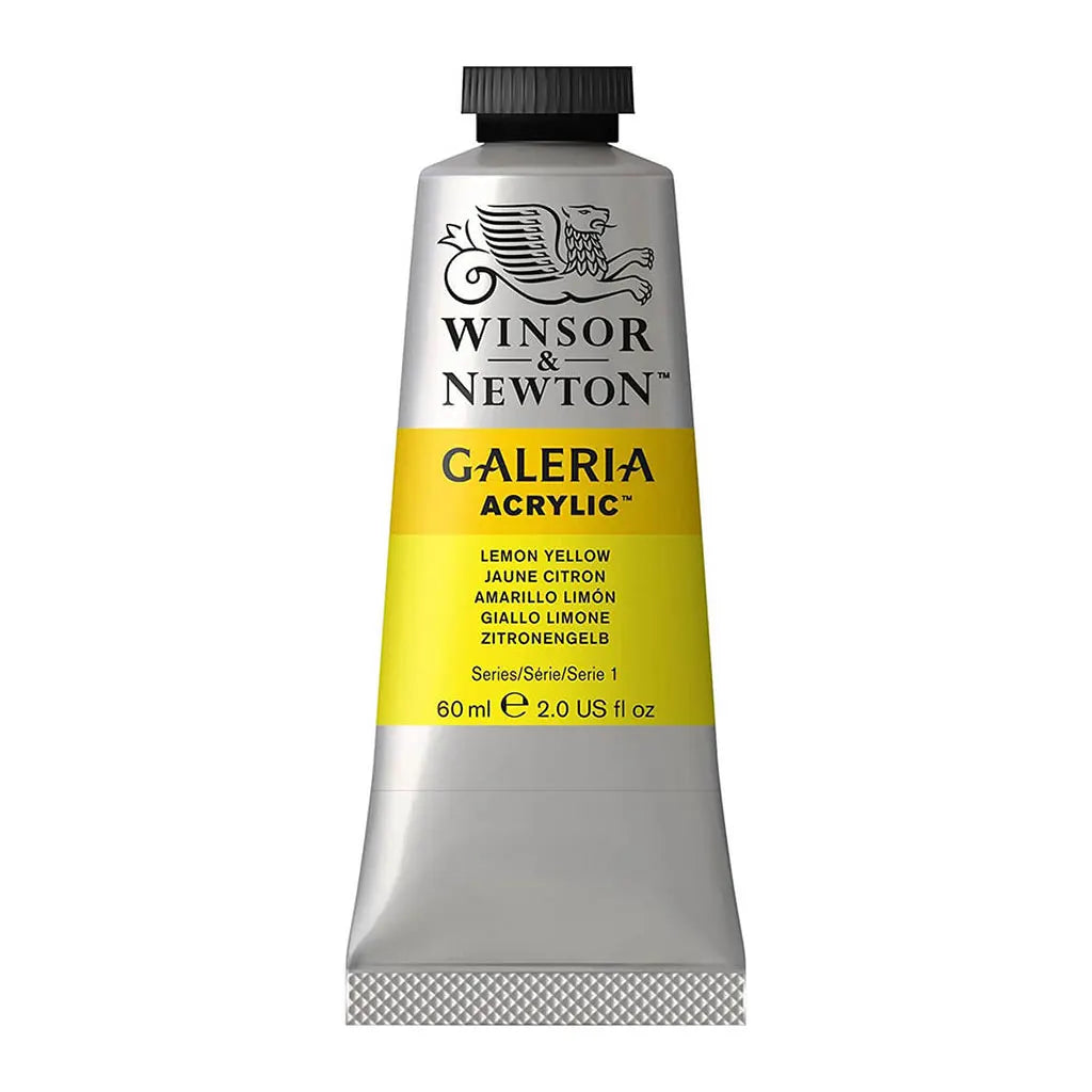 Winsor & Newton Galeria Acrylic 60ml Lemon Yellow S1