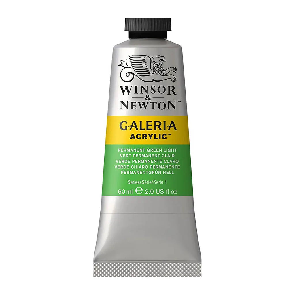 Winsor &amp; Newton Galeria Acrylic 60ml Permanent Green Light S1
