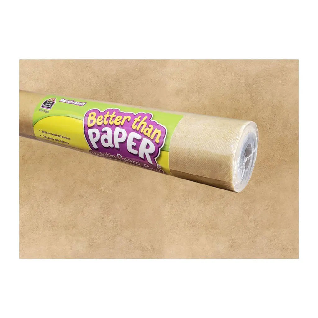 Better Than Paper Bulletin Board Roll 4ft x 12ft Parchment