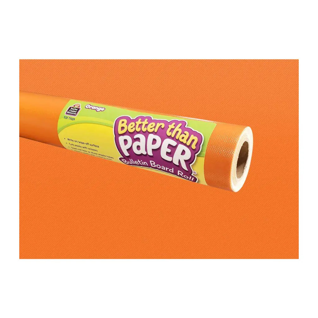 Better Than Paper Bulletin Board Roll 4ft x 12ft Orange