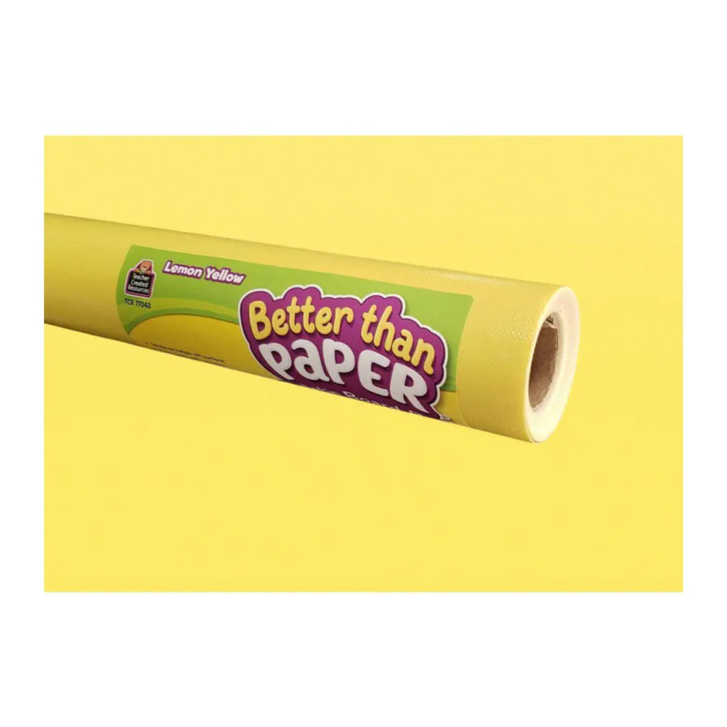 Better Than Paper Bulletin Board Roll 4ft x 12ft Lemon Yellow