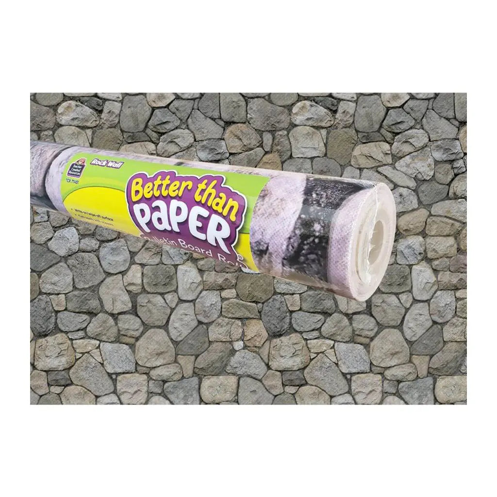 Better Than Paper Bulletin Board Roll 4ft x 12ft Rock Wall