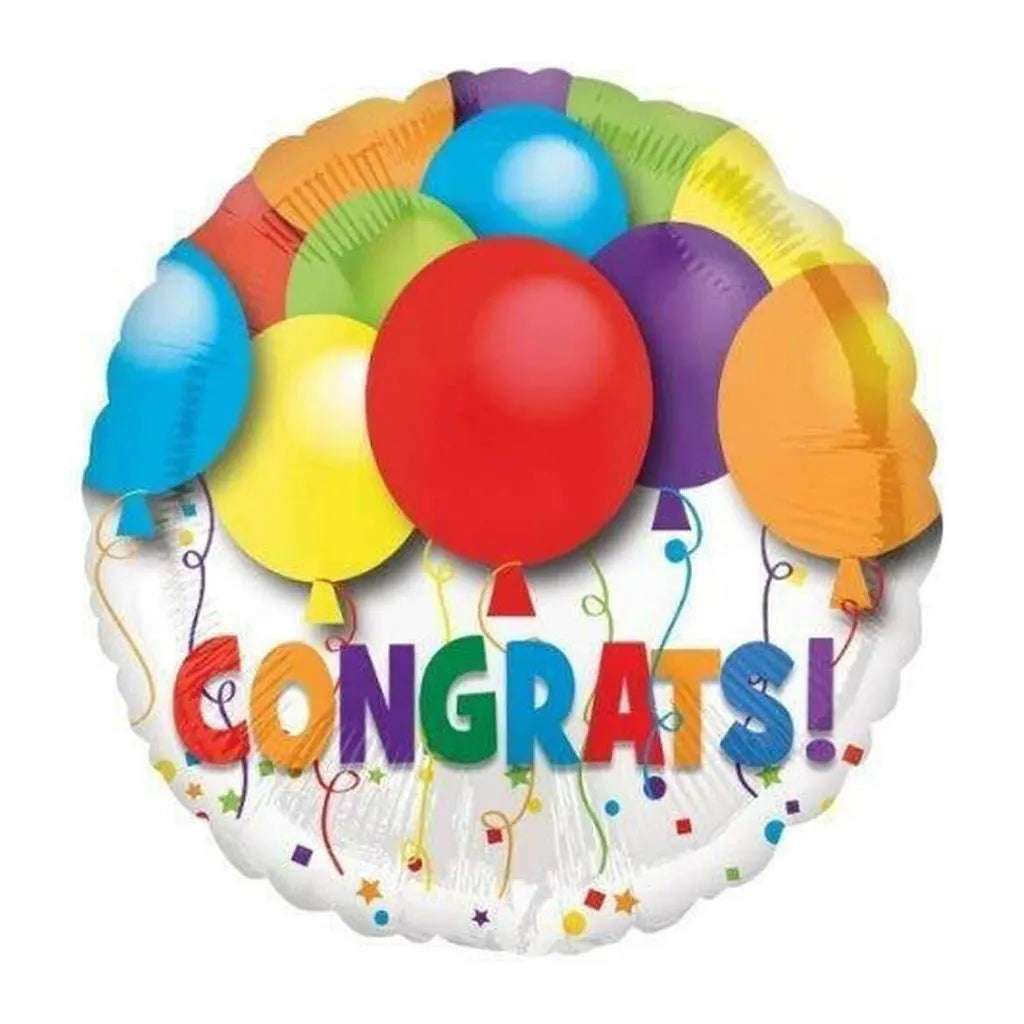 Congrats Foil Balloon, 17in