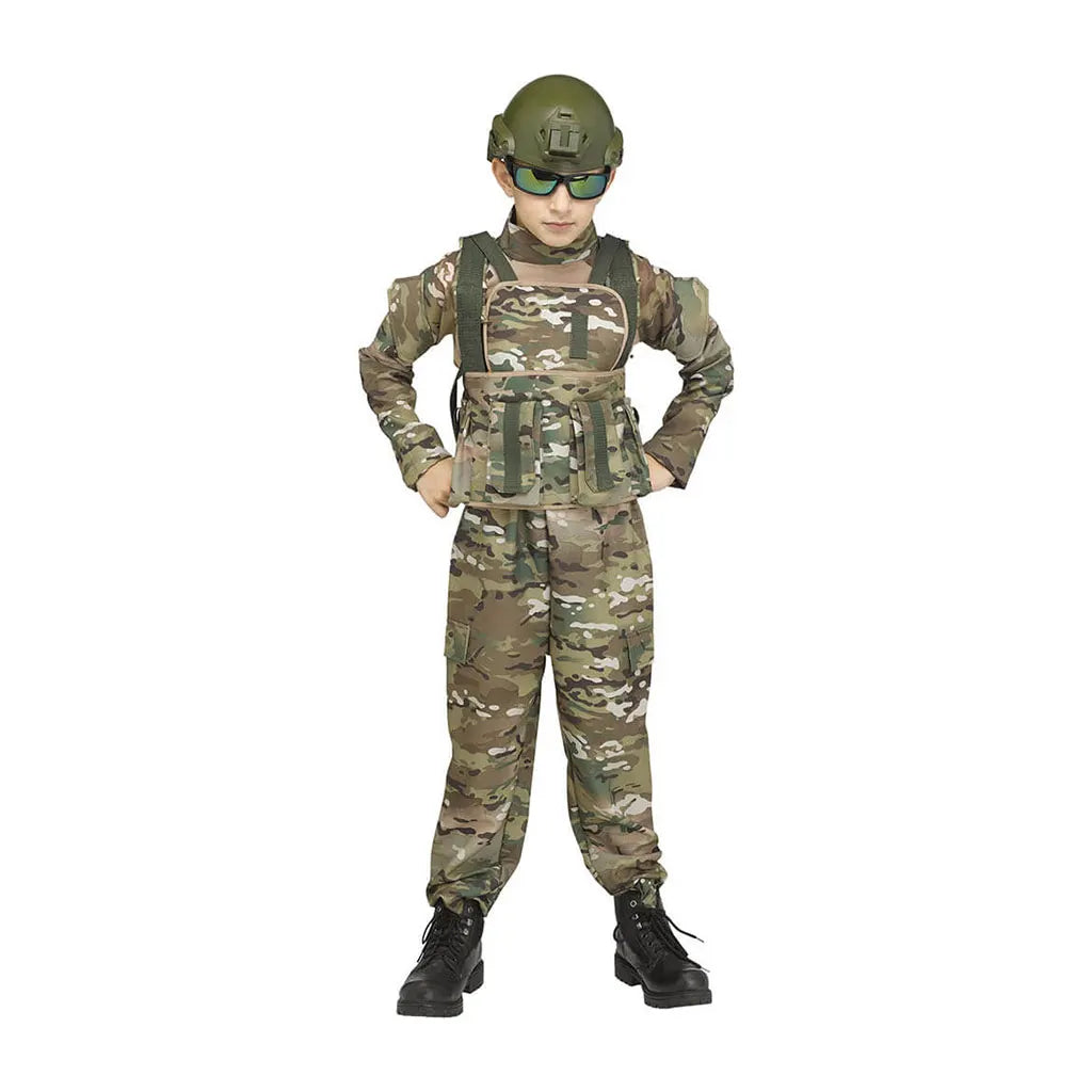 Tactical Assault Commando Costume, Large 12 to 14