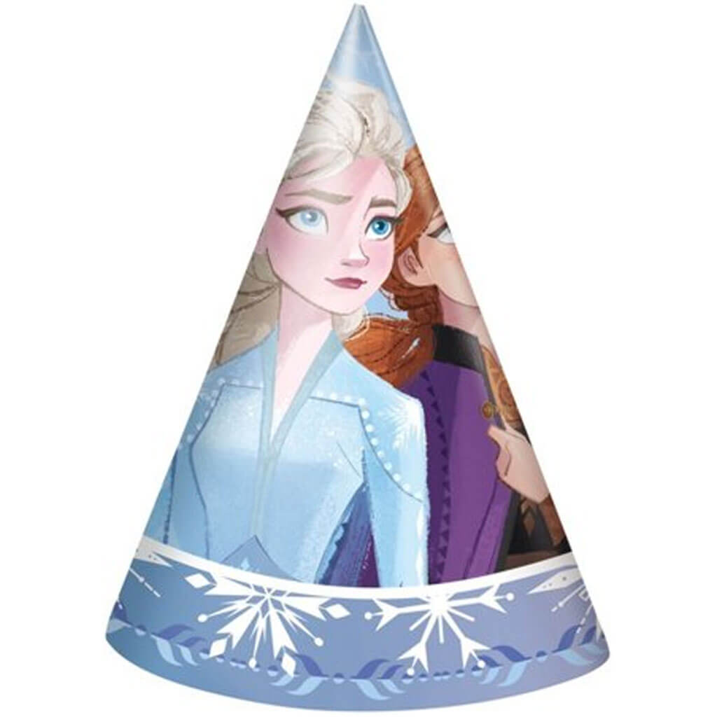 Frozen 2 Party Hats, 8ct