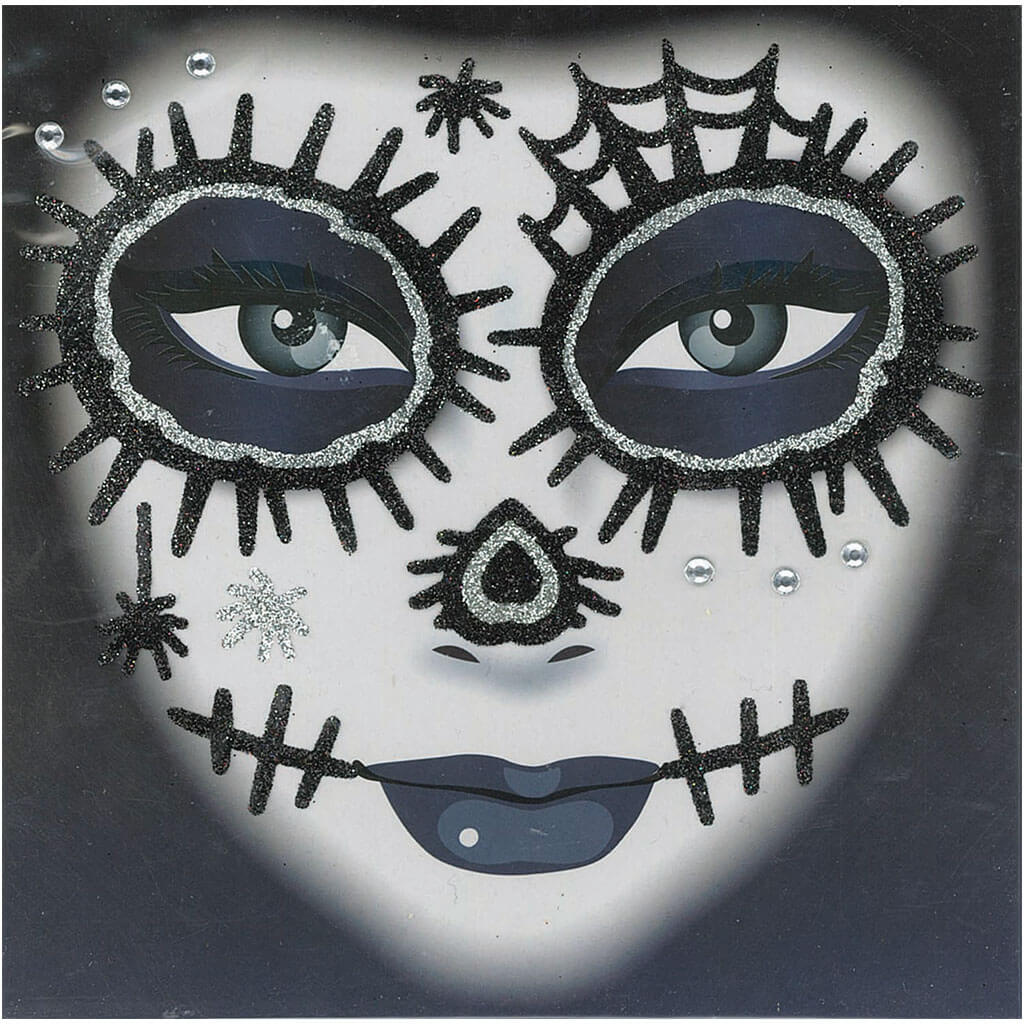 Face Art Decor Black