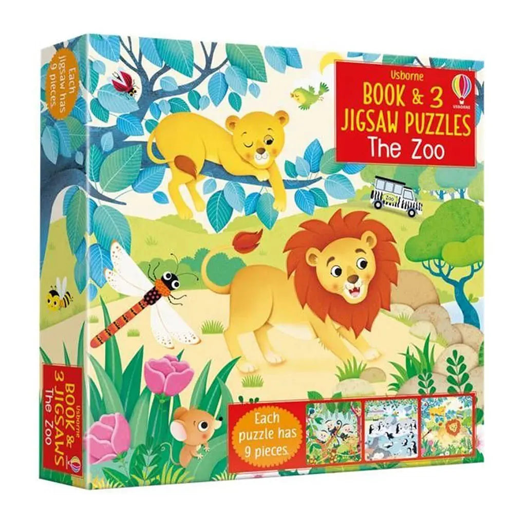 Book And Jigsaw At The Zoo