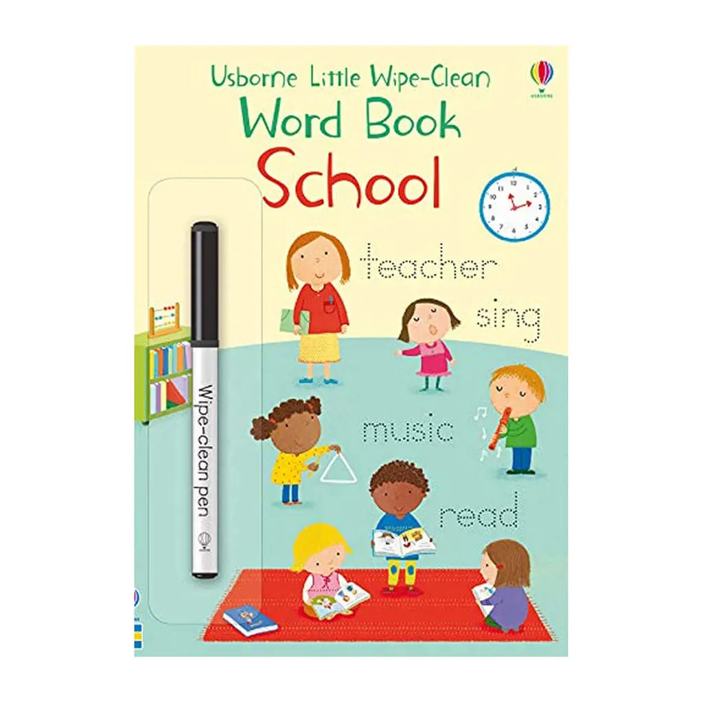 Little Wipe-Clean Word Book: School