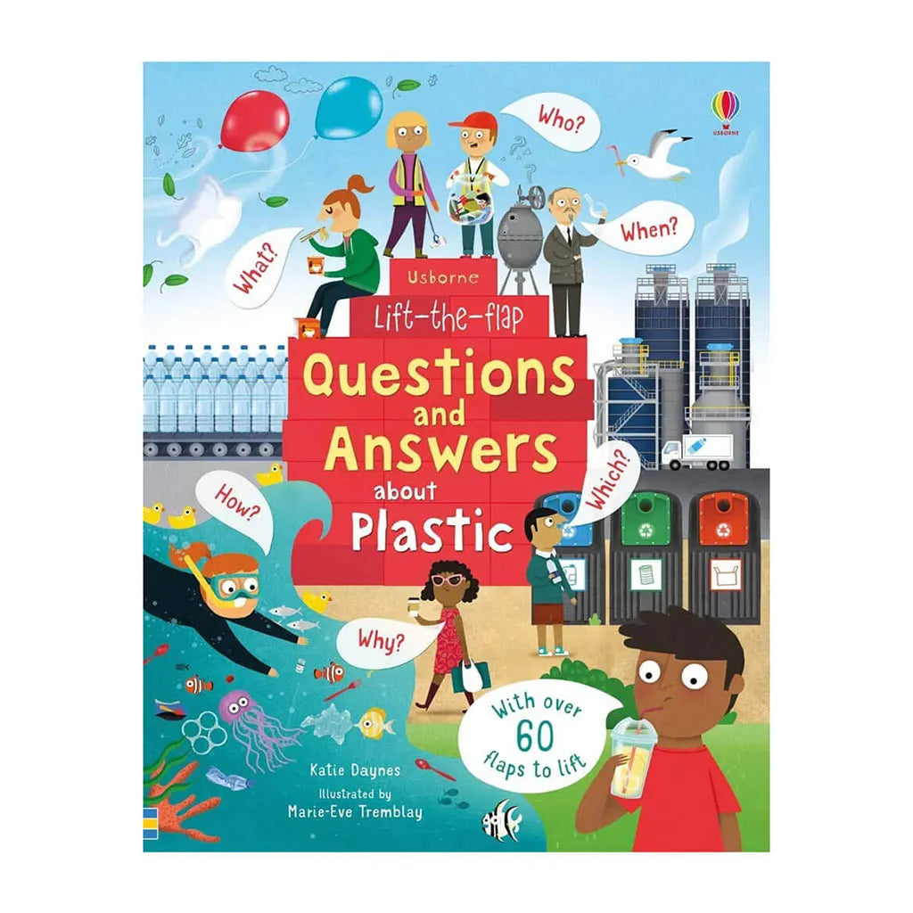 Usborne Lift-The-Flap Questions And Answers About Plastic