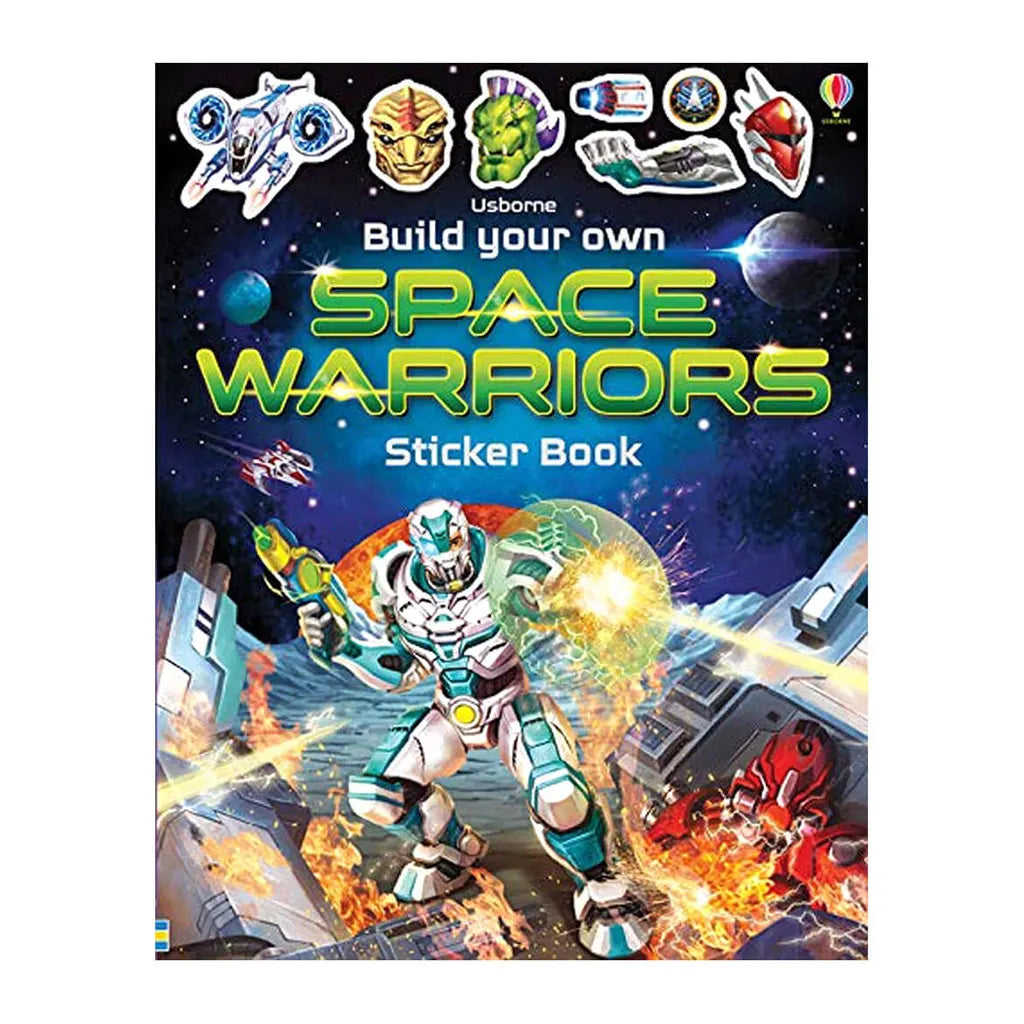 Build Your Own Space Warriors Sticker Book