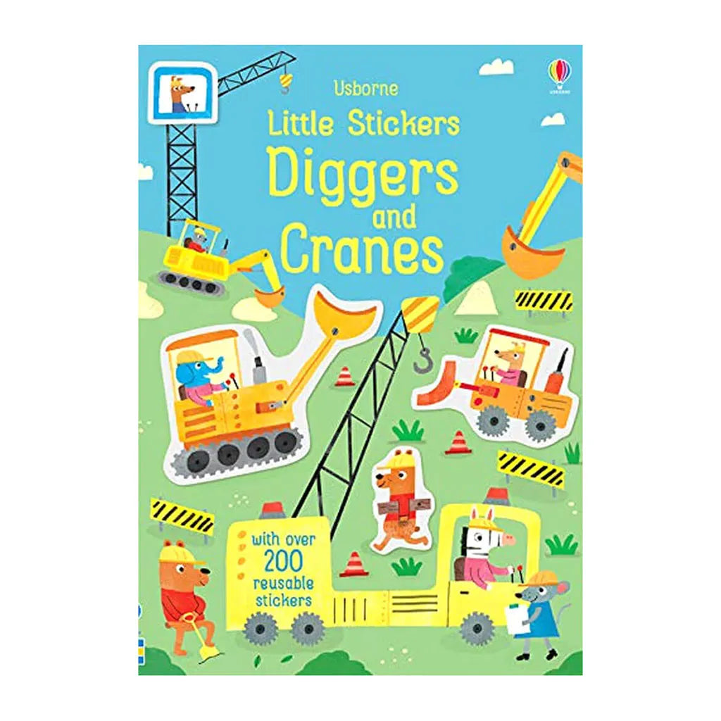 Little First Stickers Diggers And Cranes