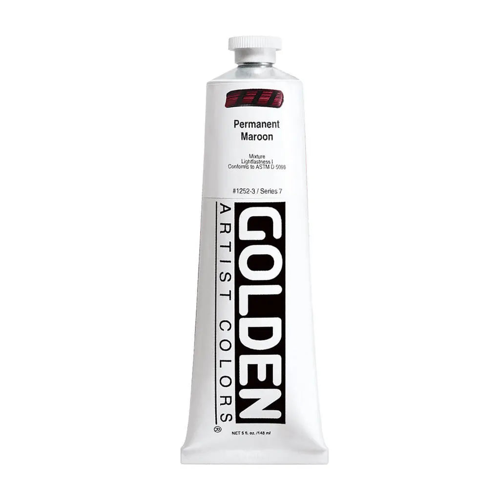 Golden Heavy Body Acrylic 5oz Permanent Maroon S7