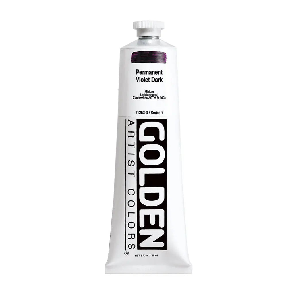 Golden Heavy Body Acrylic 5oz Permanent Violet Dark S7