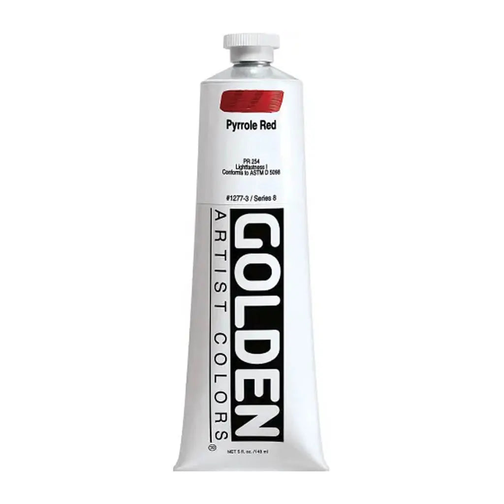 Golden Heavy Body Acrylic 5oz Pyrrole Red S8