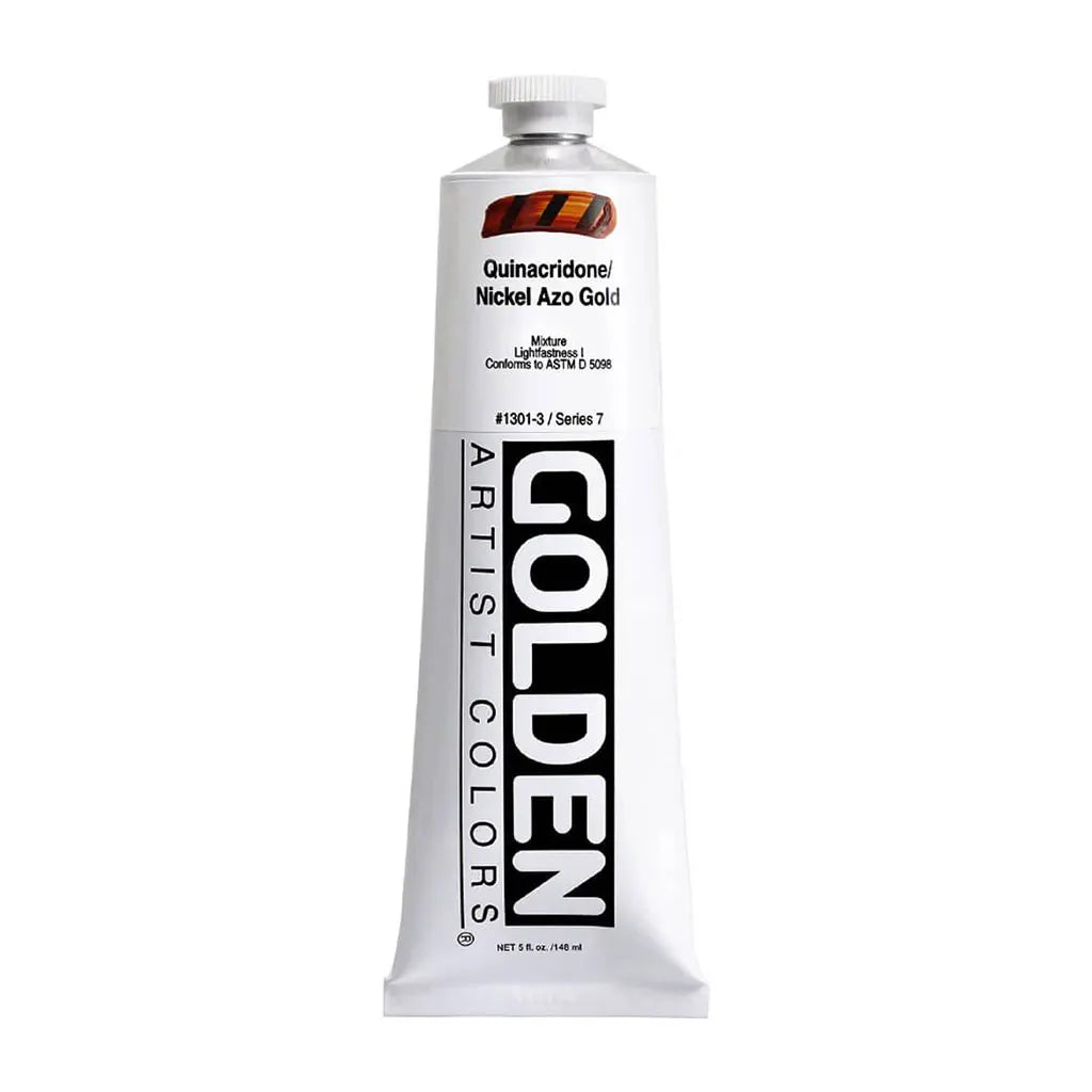 Golden Heavy Body Acrylic 5oz Quinacridone/Nickel Azo Gold S7
