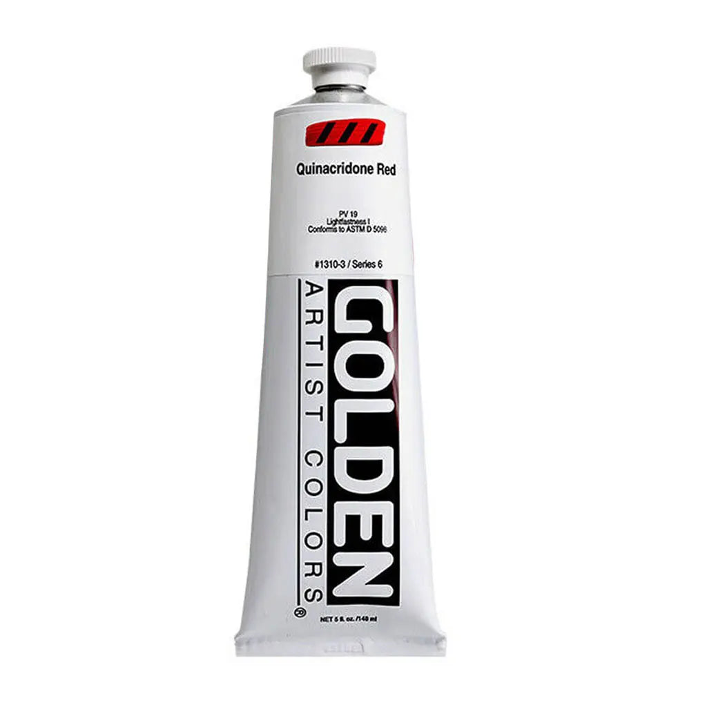 Golden Heavy Body Acrylic 5oz Quinacridone Red S6
