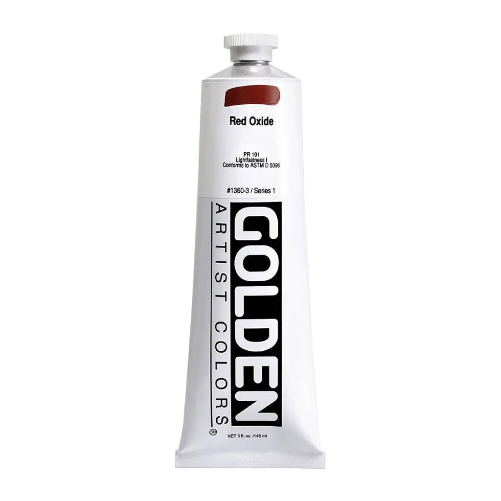 Golden Heavy Body Acrylic 5oz Red Oxide S1