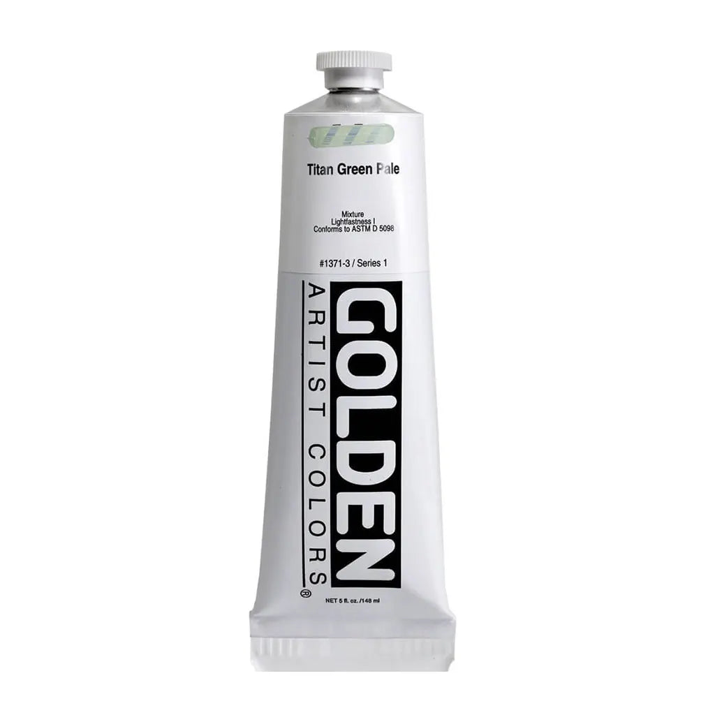 Golden Heavy Body Acrylic 5oz Titan Green Pale S1