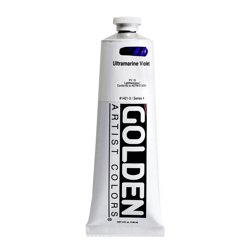Golden Heavy Body Acrylic 5oz Ultramarine Violet S4