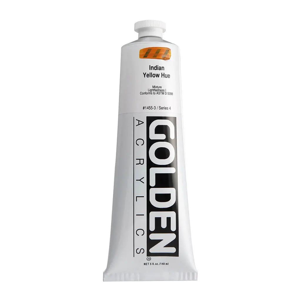 Golden Heavy Body Acrylic 5oz India Yellow Hue S4