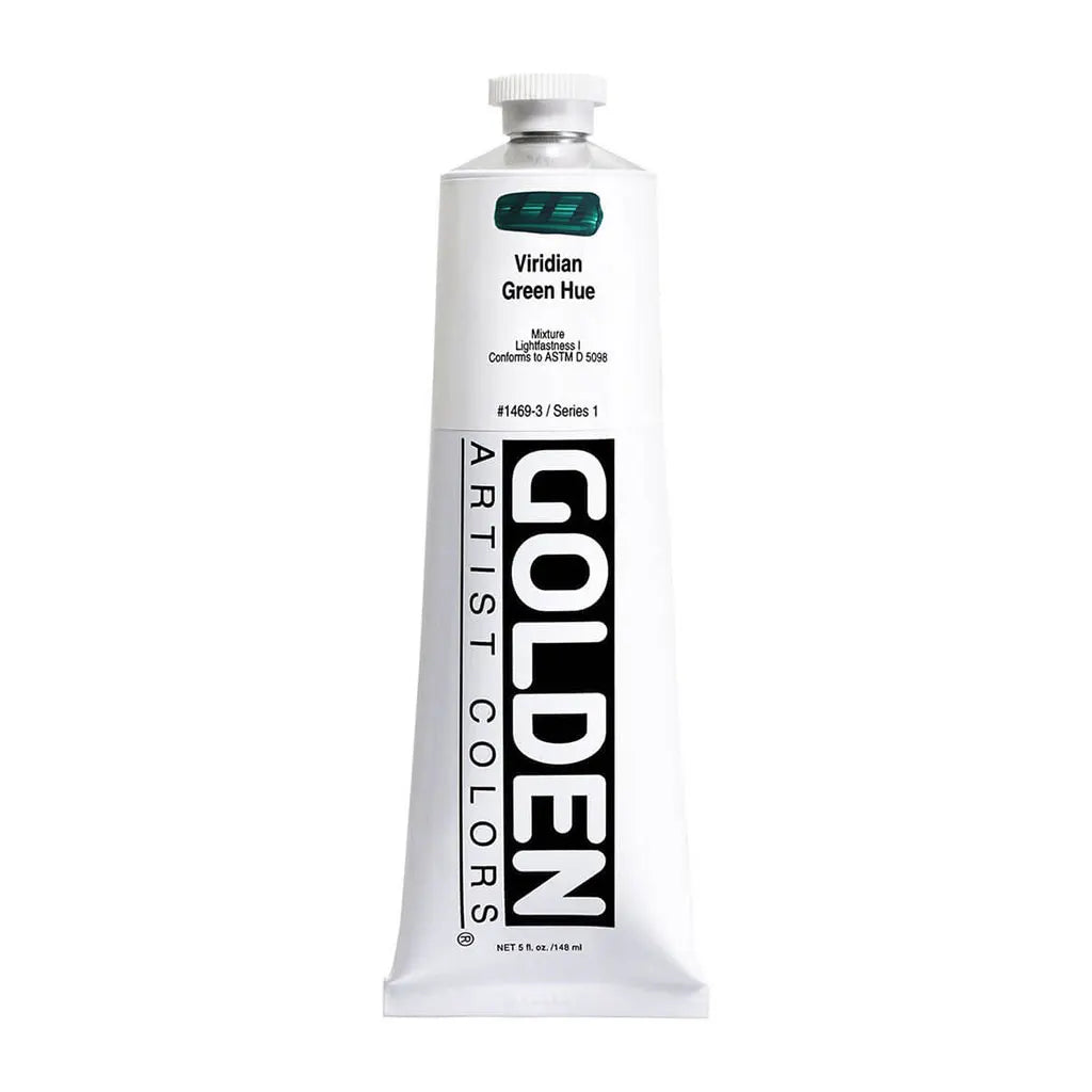 Golden Heavy Body Acrylic 5oz Viridian Green Hue S1
